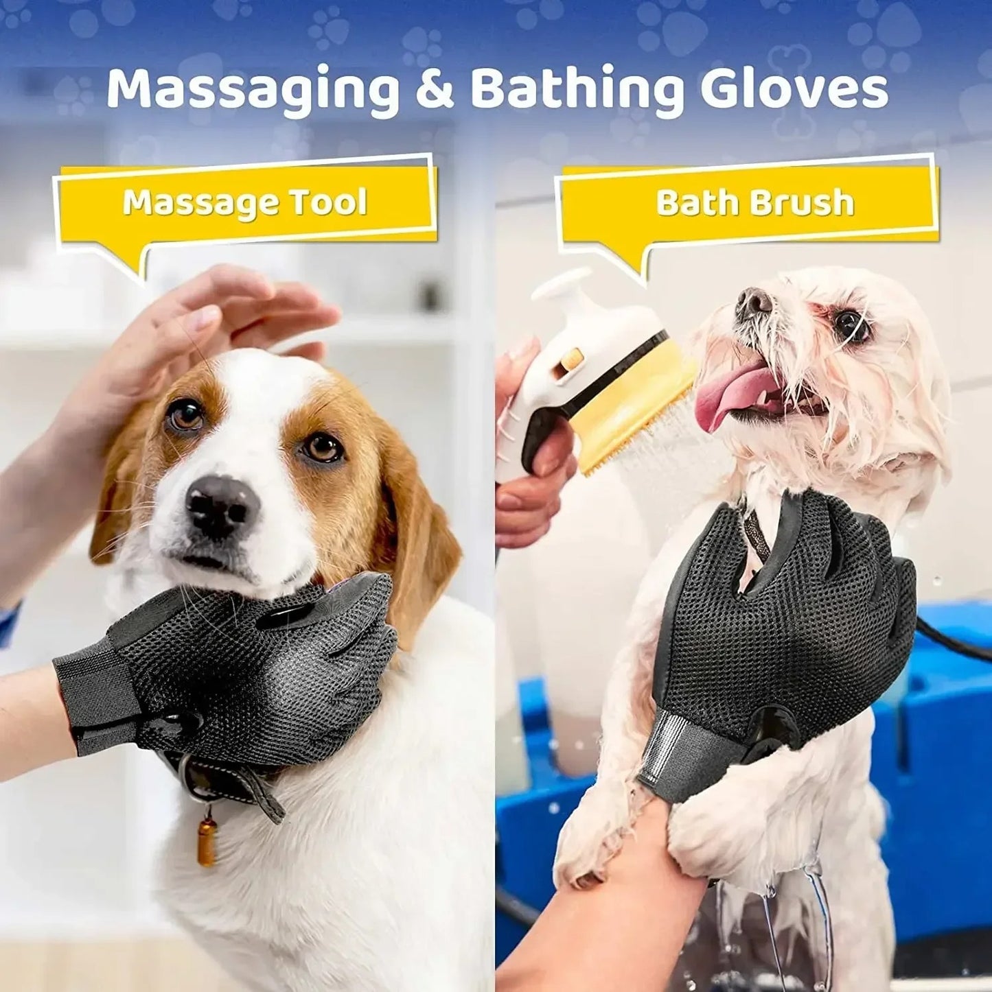 Pet Hair Glove Comb Pet Dog