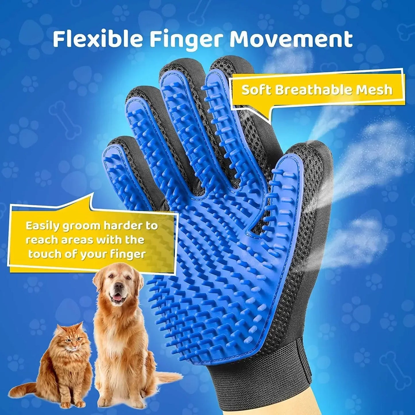 Pet Hair Glove Comb Pet Dog